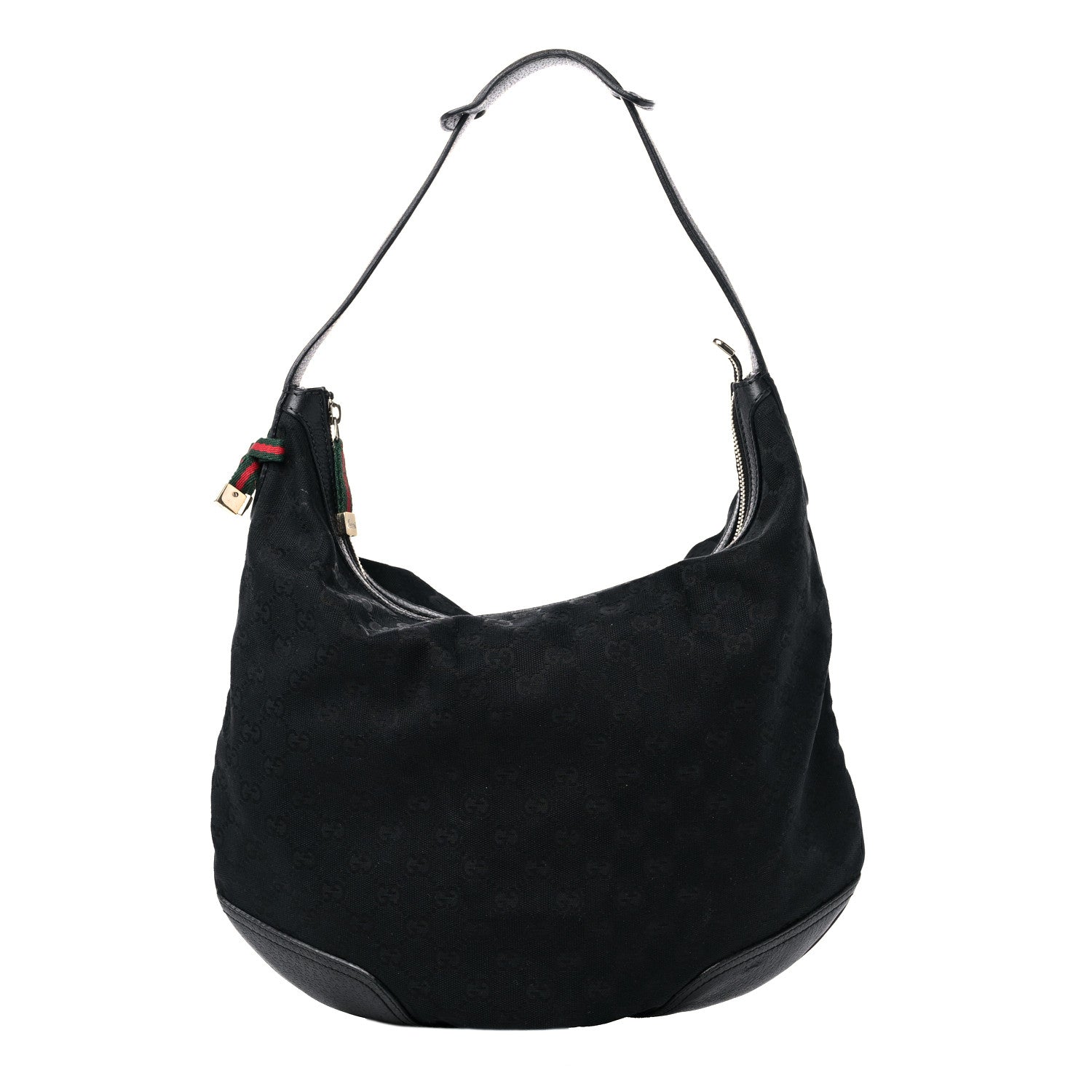Gucci Monogram Large Princy Hobo Black 1 of 15