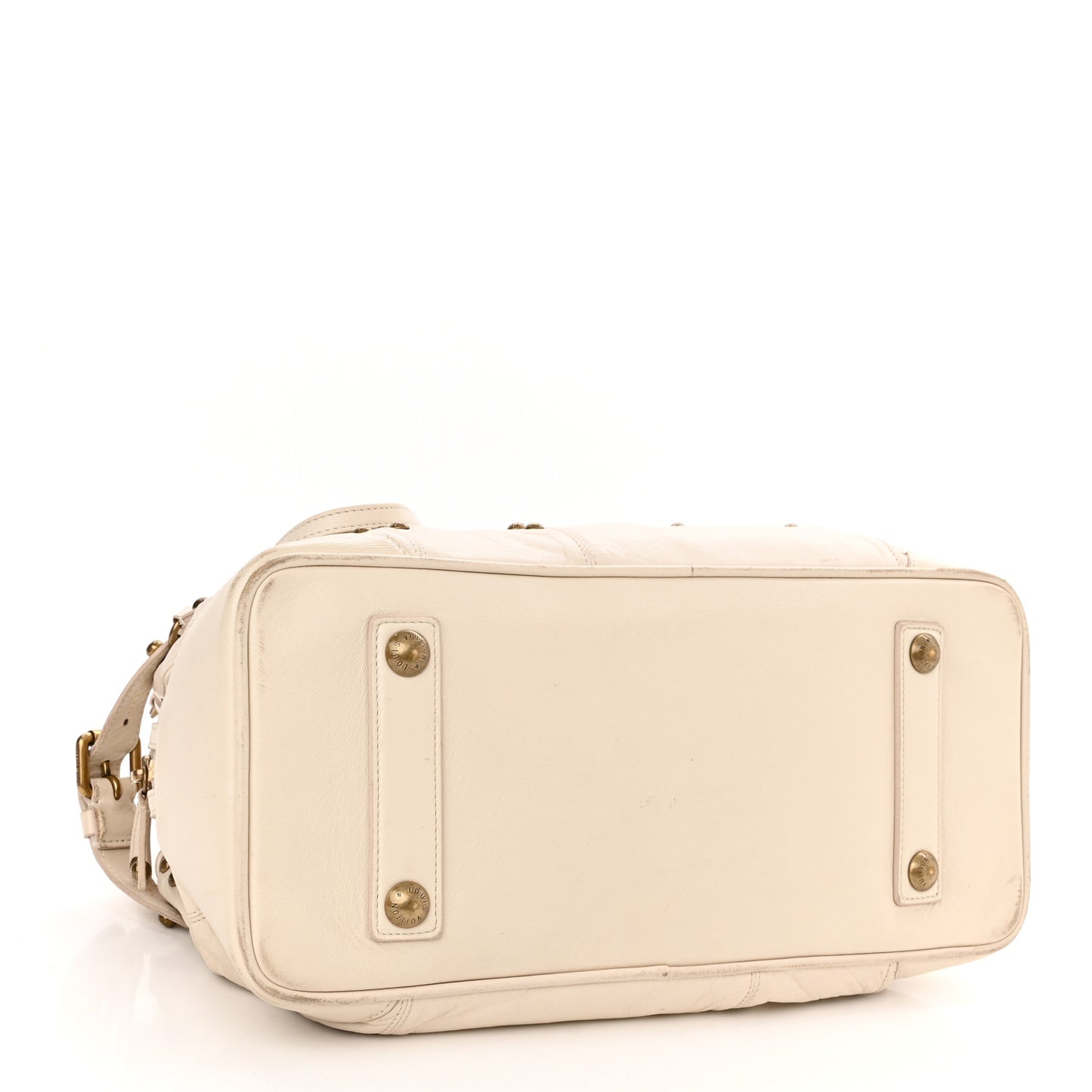 Lambskin Riveting White