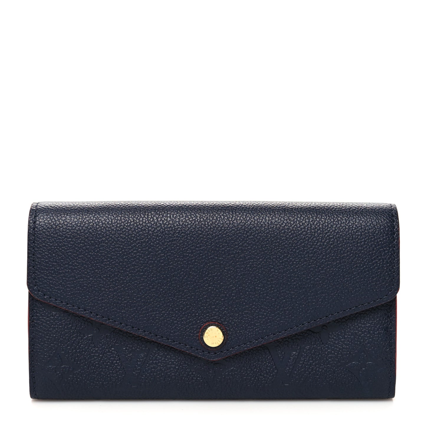 Empreinte Sarah Wallet NM Marine Rouge
