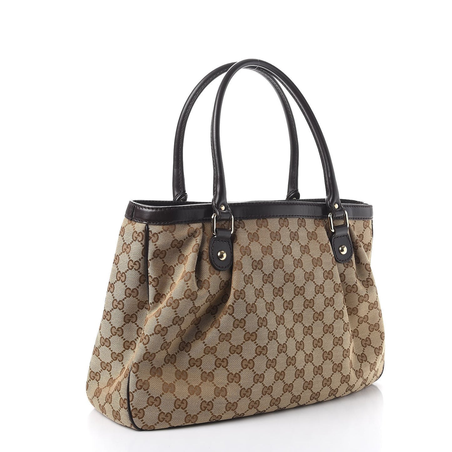 Monogram Medium Sukey Top Handle Tote Brown