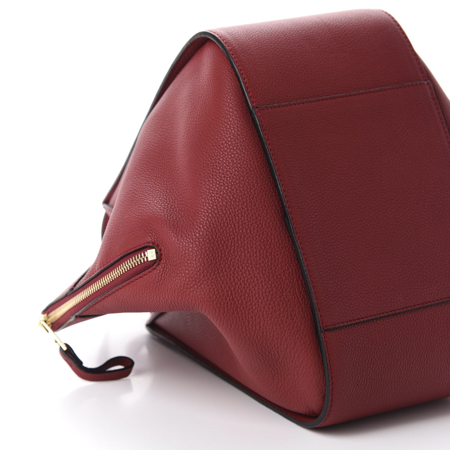 Calfskin Small Hammock Shoulder Bag Dark Red