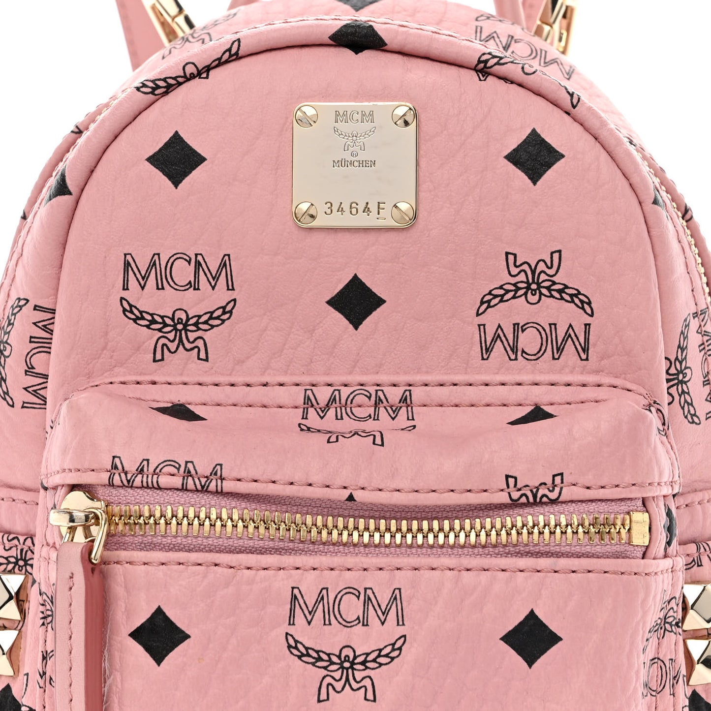 Visetos Side Stud X-Mini Stark Bebe Boo Backpack Soft Pink