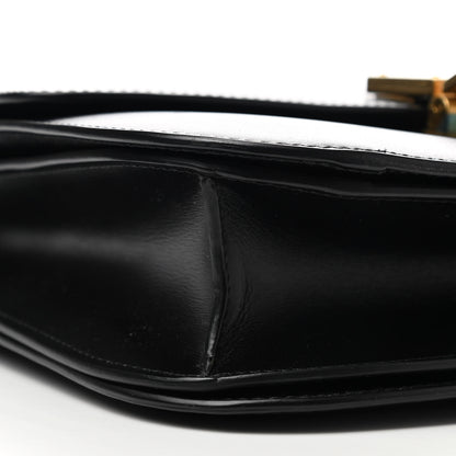Celine Box Calfskin Medium Classic Box Flap Bag Black 9 of 10