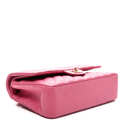 Chanel Lambskin Quilted Medium Double Flap Pink 4 of 10
