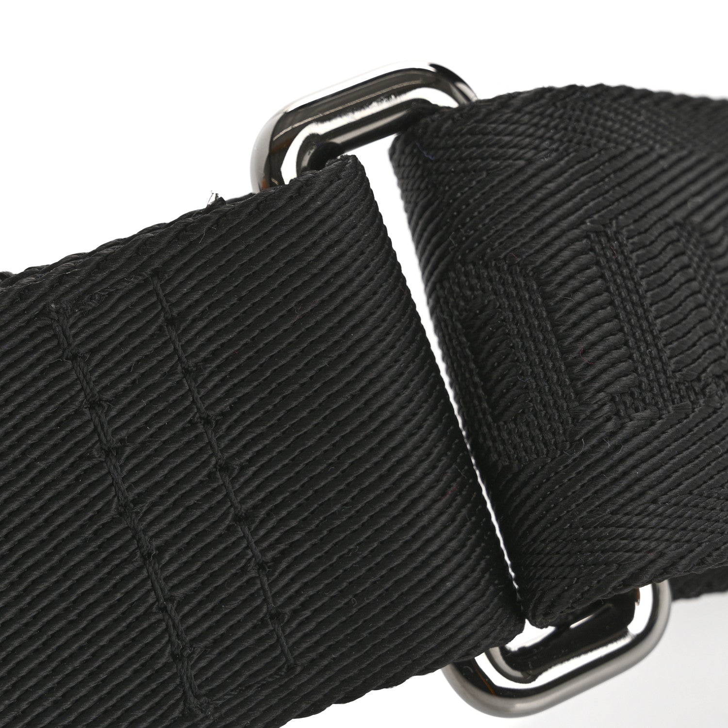 Louis Vuitton Nylon Jacquard Monochrome Sporty Bandouliere Shoulder Strap Black 4 of 4