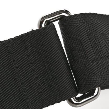 Louis Vuitton Nylon Jacquard Monochrome Sporty Bandouliere Shoulder Strap Black 4 of 4