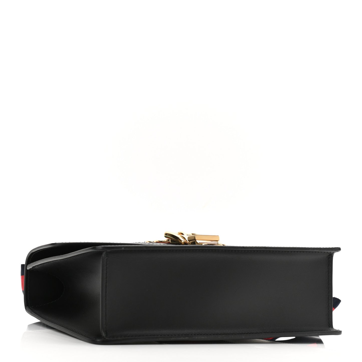 Calfskin Small Sylvie Shoulder Bag Black