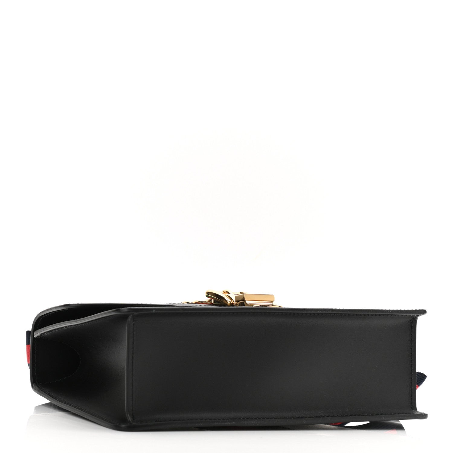 Gucci Calfskin Small Sylvie Shoulder Bag Black 4 of 11