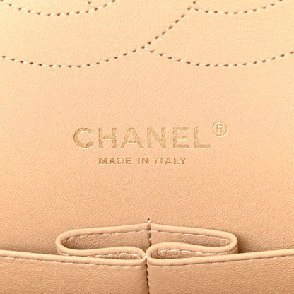 Chanel Caviar Quilted Jumbo Double Flap Beige 6 of 11