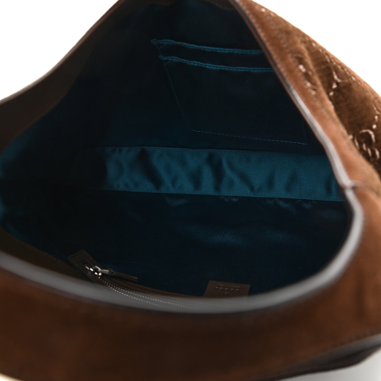 Gucci Velvet GG Monogram Web Medium Dionysus Hobo Brown 5 of 10