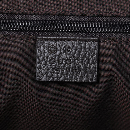 Gucci Monogram Large Flap Messenger Bag Beige Dark Brown 6 of 9