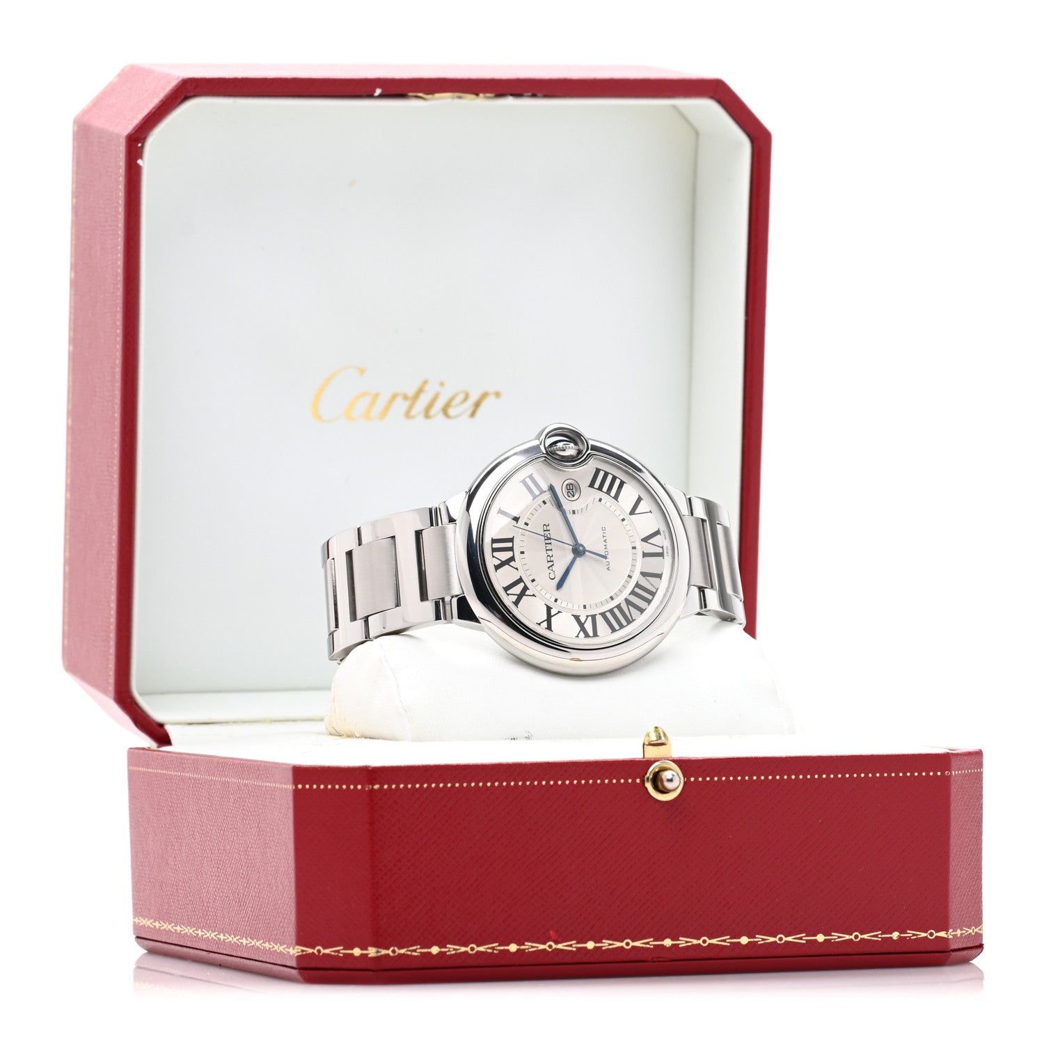 Cartier Stainless Steel 42mm Ballon Bleu De Cartier Automatic Watch 5 of 5