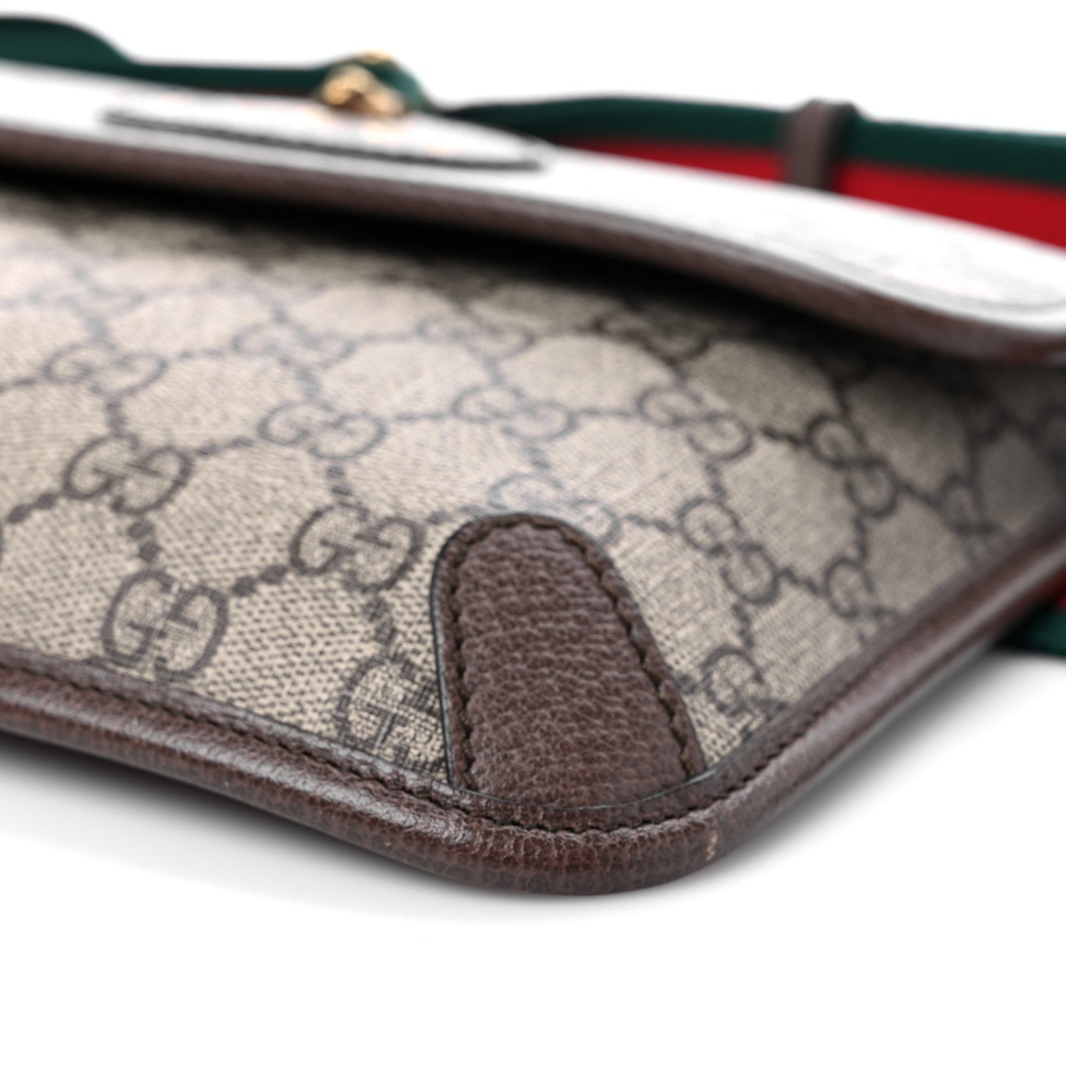 Gucci GG Supreme Monogram Neo Vintage Web Belt Bag Brown 10 of 10