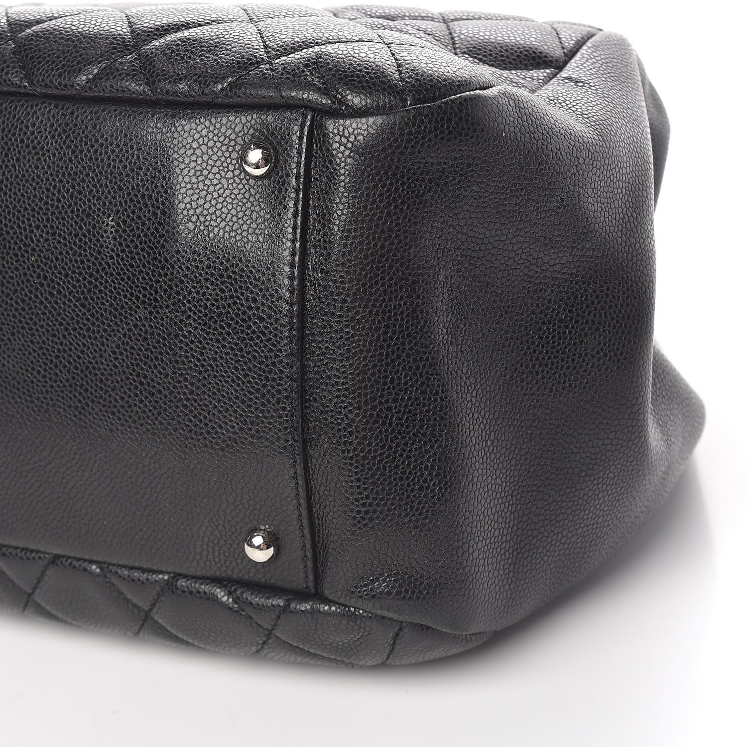 Chanel Caviar Quilted Framed Bowling Bag Black 10 of 12