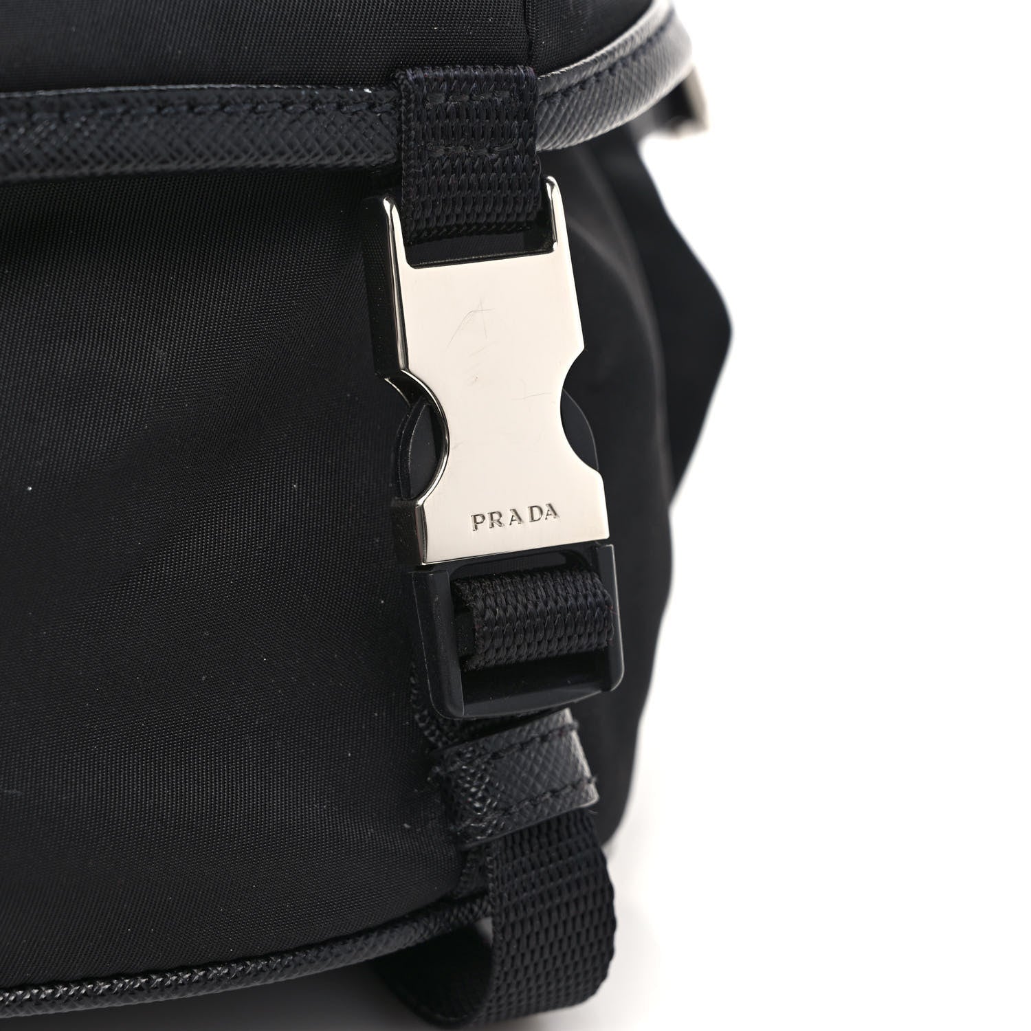 Prada Re-Nylon Saffiano Sling Bag Black 8 of 8