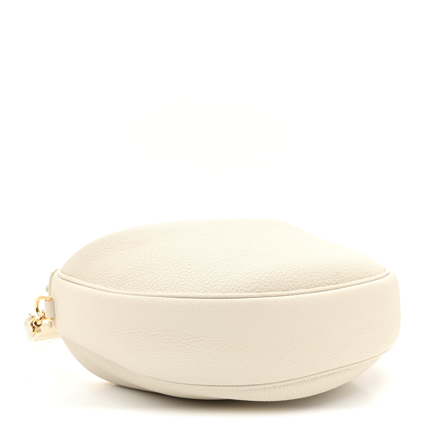 Supple Grained Calfskin Teen Lulu Shoulder Bag Rice