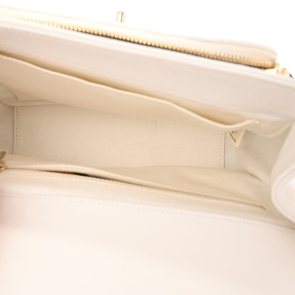 Chanel Caviar Quilted Medium Business Affinity Flap White 5 of 12