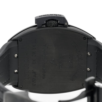 Franck Muller PVD Titanium Calfskin 45mm Vanguard Fullback Automatic Watch Black V45SCDTLCK 4 of 5