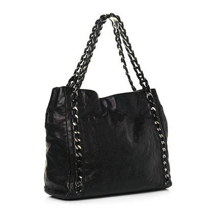 Chanel Glazed Caviar Modern Chain Tote Black 3 of 13