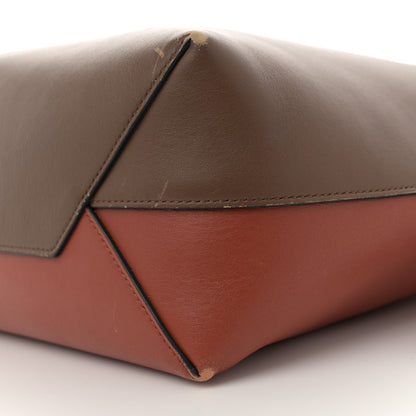 Celine Shiny Smooth Calfskin Small Twisted Cabas Camel Brick 11 of 15