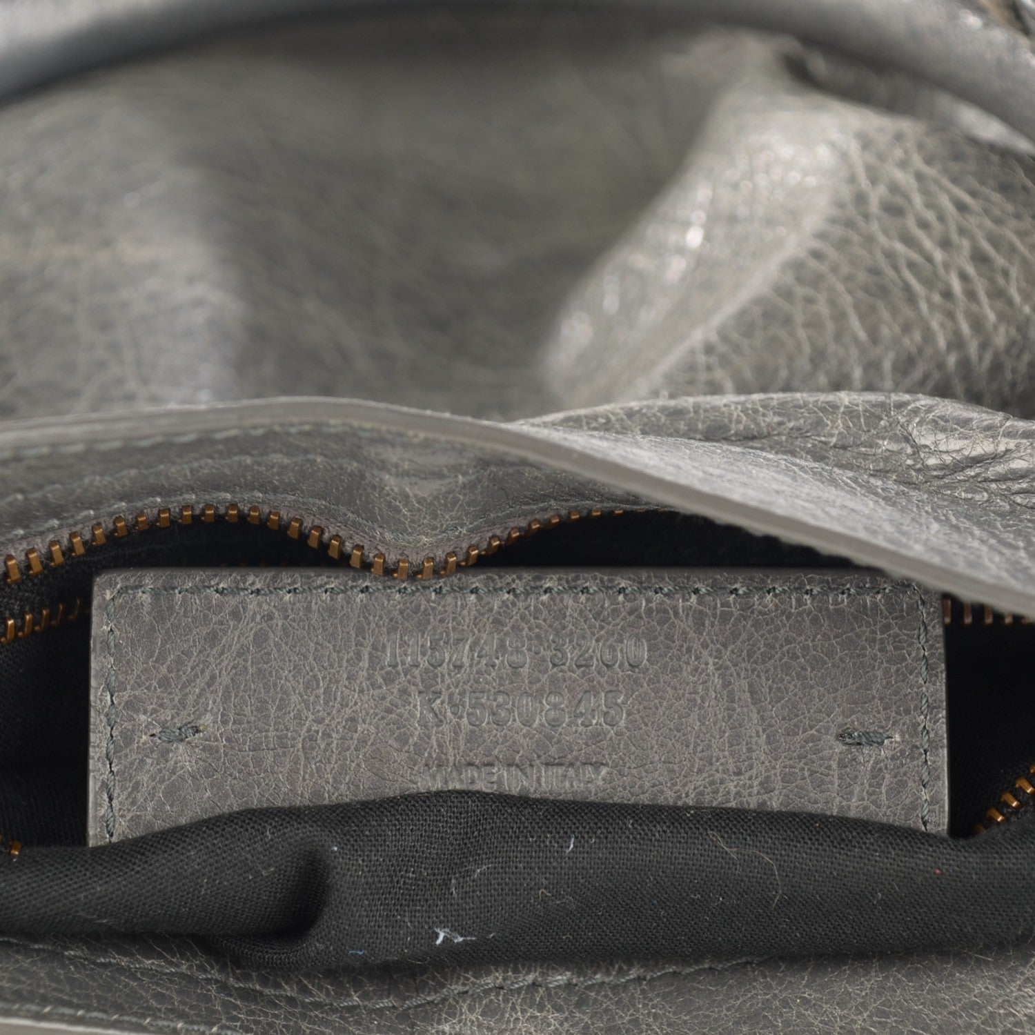 Balenciaga Agneau Classic Hardware City Gris Tarmac 7 of 8