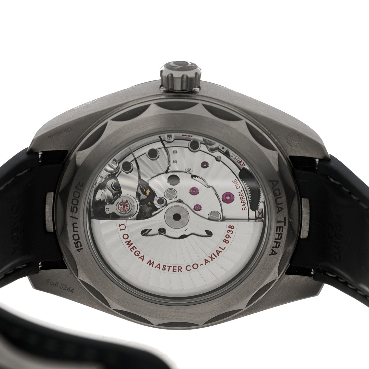 Titanium Rubber 43mm Seamaster Aqua Terra World Time Chronometer Automatic Watch Grey 220.92.43.22.99.001