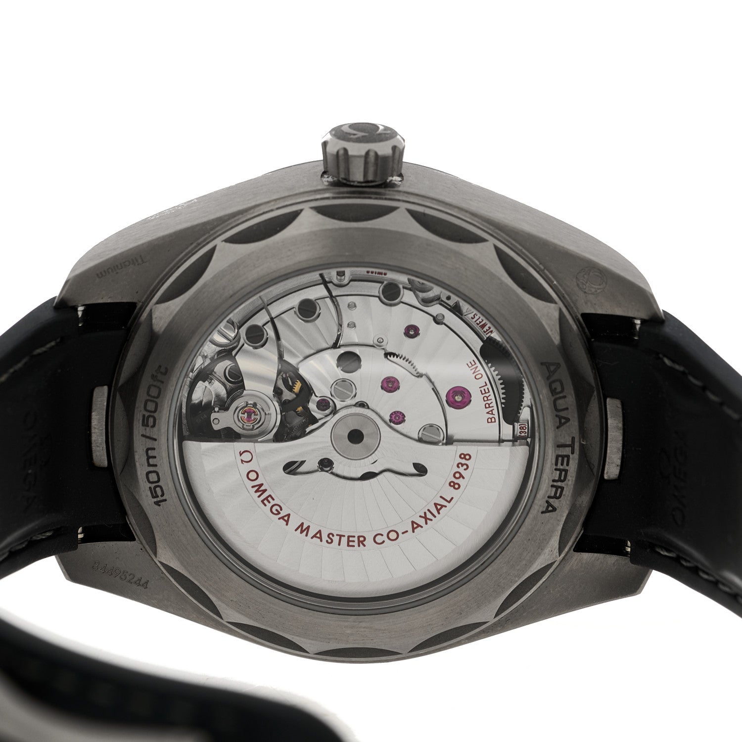 Omega Titanium Rubber 43mm Seamaster Aqua Terra World Time Chronometer Automatic Watch Grey 220.92.43.22.99.001 4 of 5