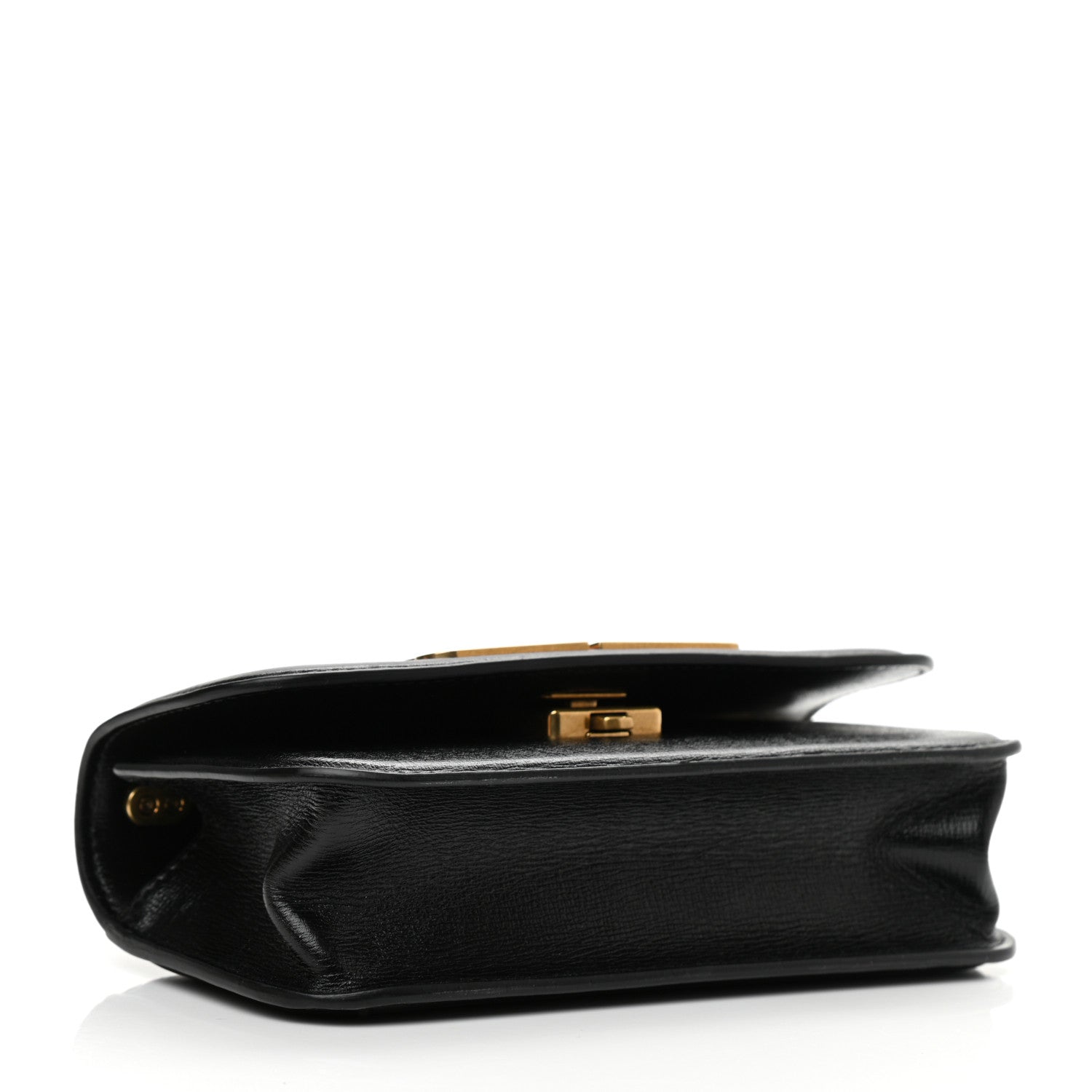 Balenciaga Calfskin Stripe Embossed Gossip Chain Bag XS Black 4 of 9