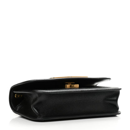 Balenciaga Calfskin Stripe Embossed Gossip Chain Bag XS Black 4 of 9