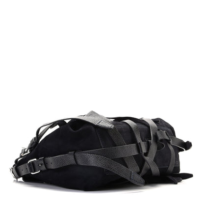 Alexander Wang Suede Kirsten Satchel Navy 3 of 10