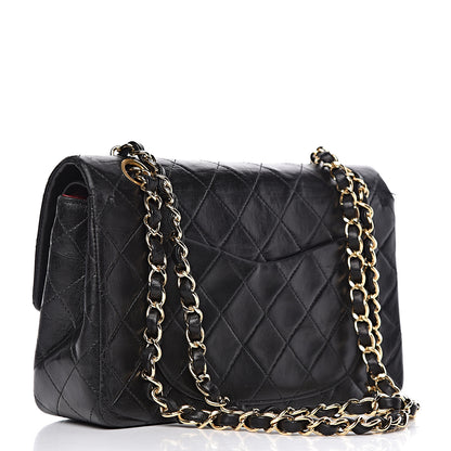 Chanel Lambskin Quilted Small Double Flap Black 3 of 13