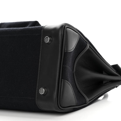 Hermes Toile Goeland Swift Cargo Birkin 25 Black 9 of 12