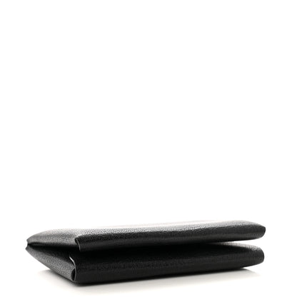 Hermes Chevre Mysore Calvi Duo Card Case Black 4 of 8