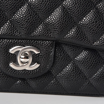 Chanel Caviar Quilted Mini Rectangular Flap Black 8 of 9