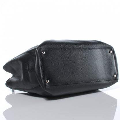 Chanel Calfskin Cerf Executive Shopper Tote Black 4 of 7