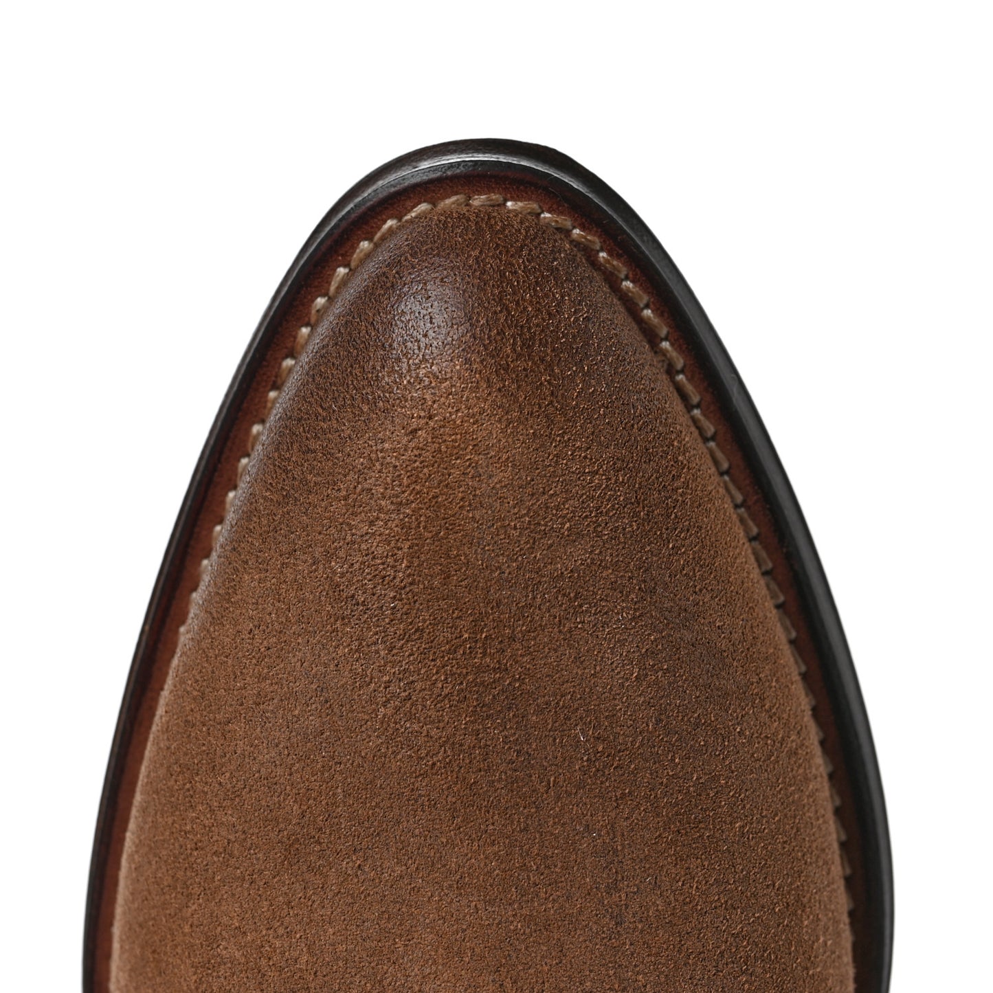 Suede Eastwood Western Boots 38 Vintage Brown