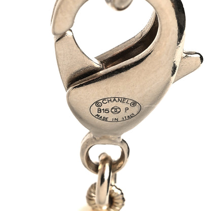 Chanel Pearl CC Long Necklace Gold 5 of 5