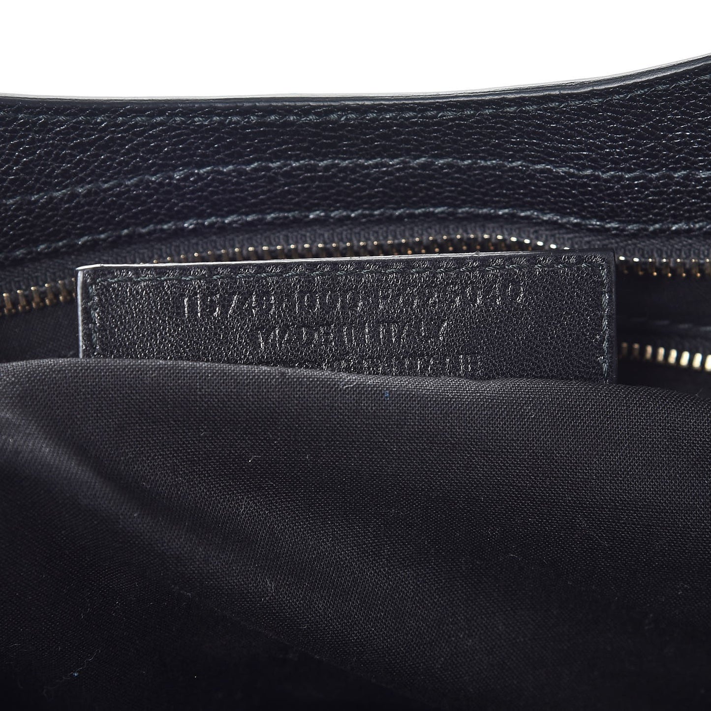 Chevre Gold Metallic Edge Hardware City Black