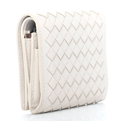Bottega Veneta Nappa Intrecciato Bi-Fold Wallet White 2 of 4