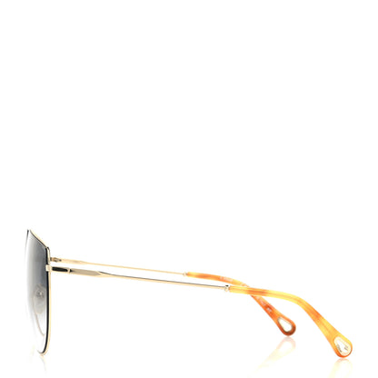 Chloe Aviator Sunglasses CE139S Gold Tortoise 3 of 7