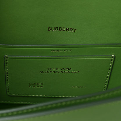 Burberry Calfskin Small Olympia Shoulder Bag Green 6 of 8