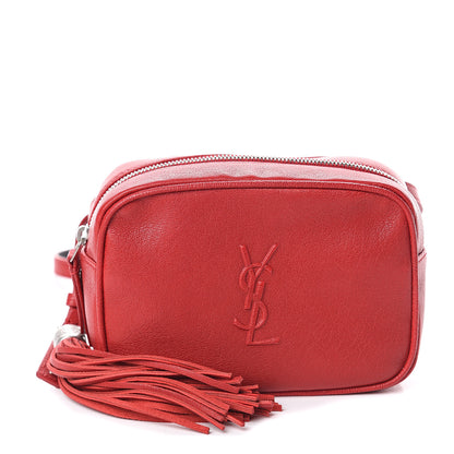 Saint Laurent Lambskin Monogram Lou Belt Bag Rouge Eros 1 of 7