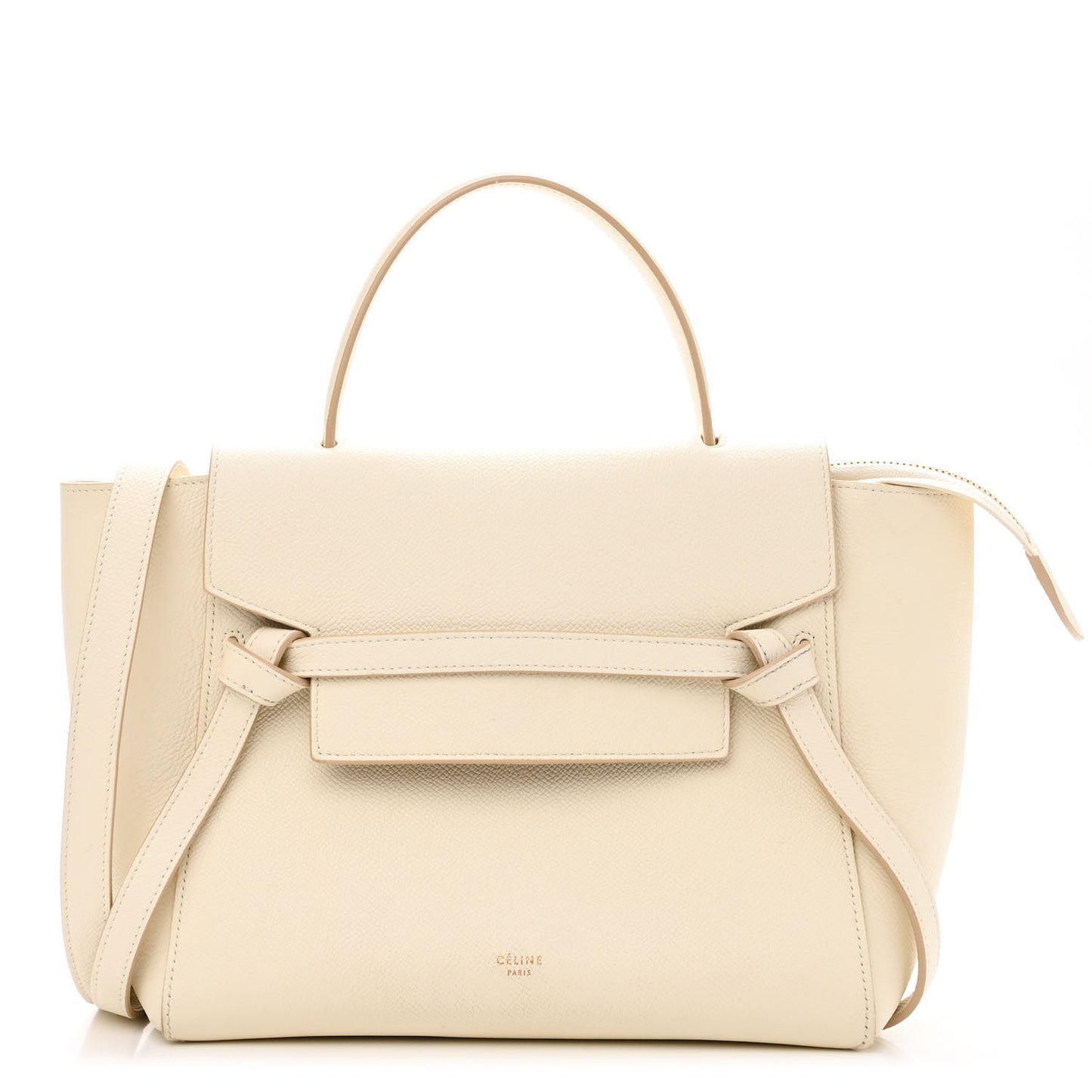 Grained Calfskin Micro Belt Bag Linen