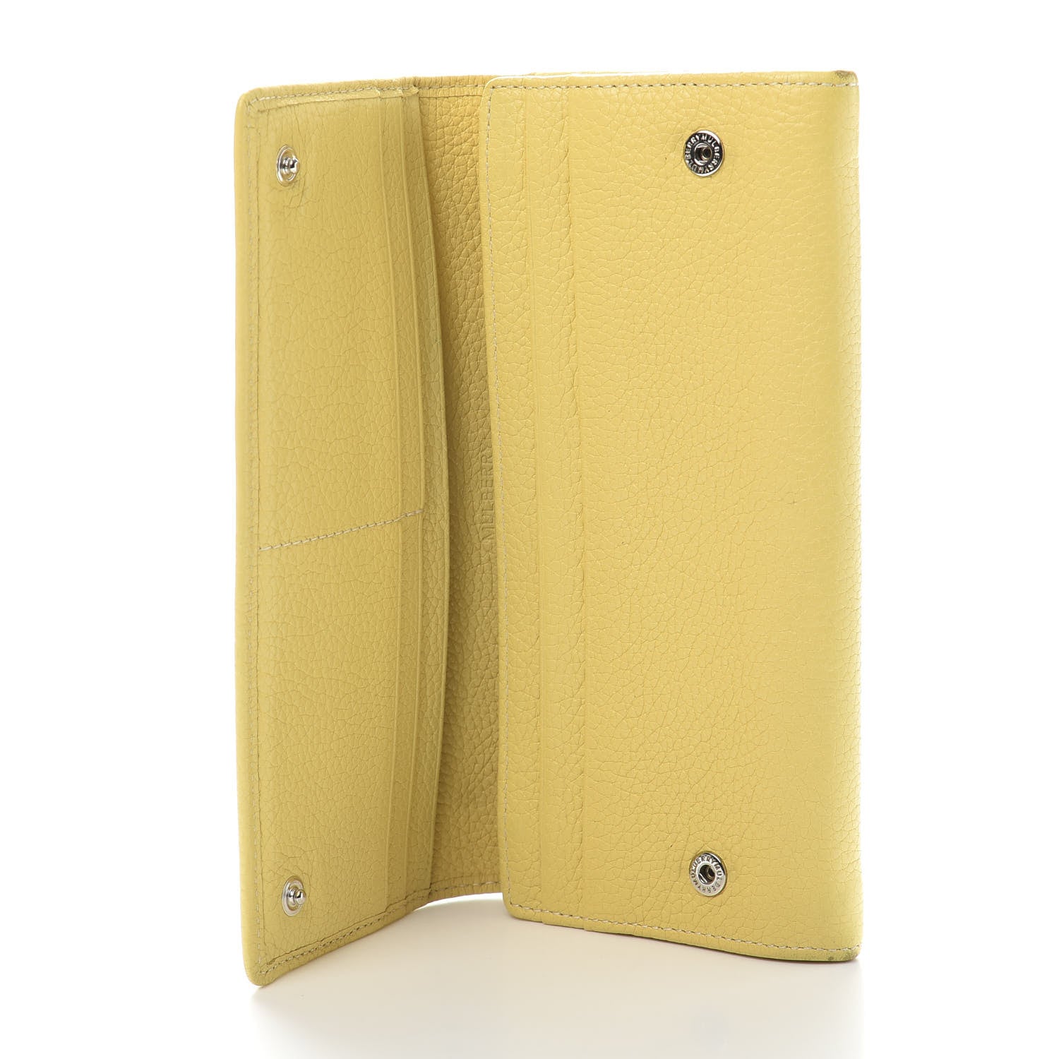Mulberry Soft Large Grain Calfskin Eliza Continental Wallet Camomile 5 of 9