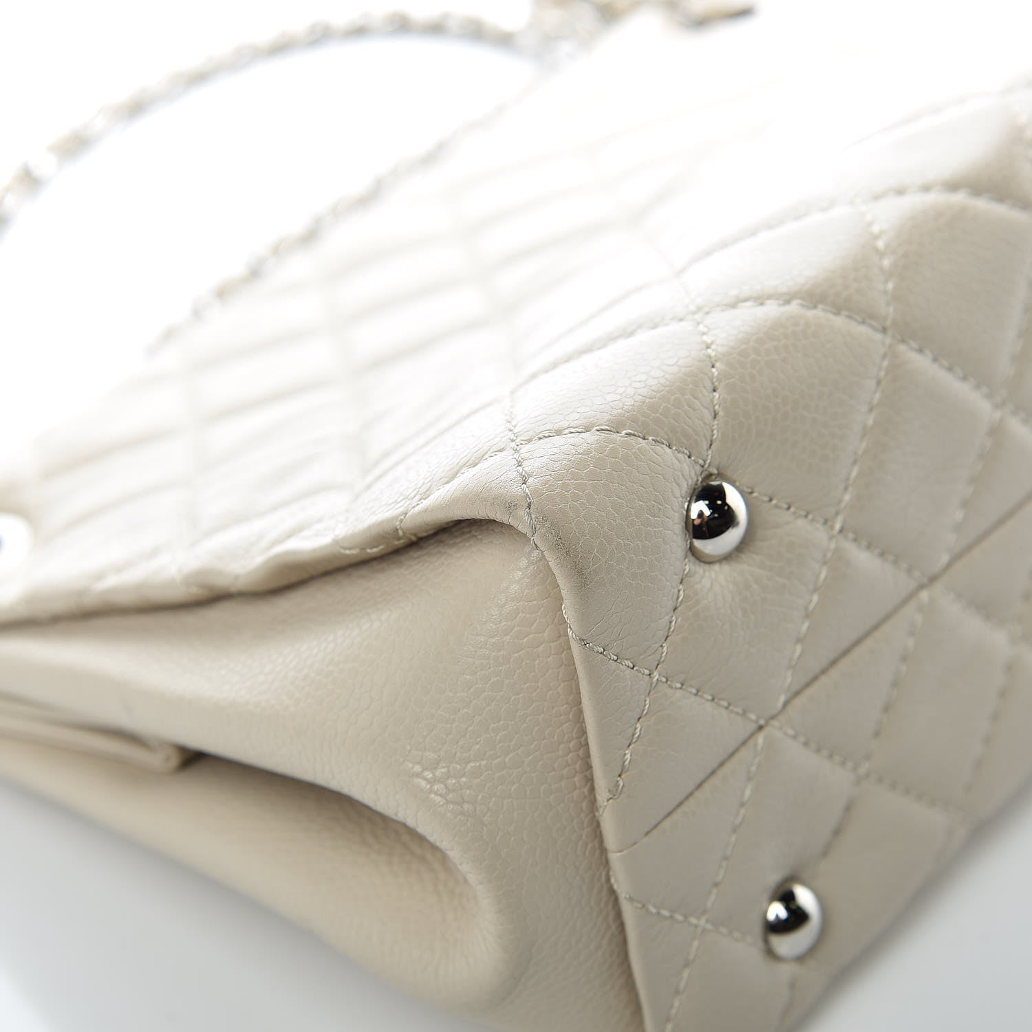 Chanel Caviar Quilted Timeless CC Shopping Tote Beige Clair 13 of 14