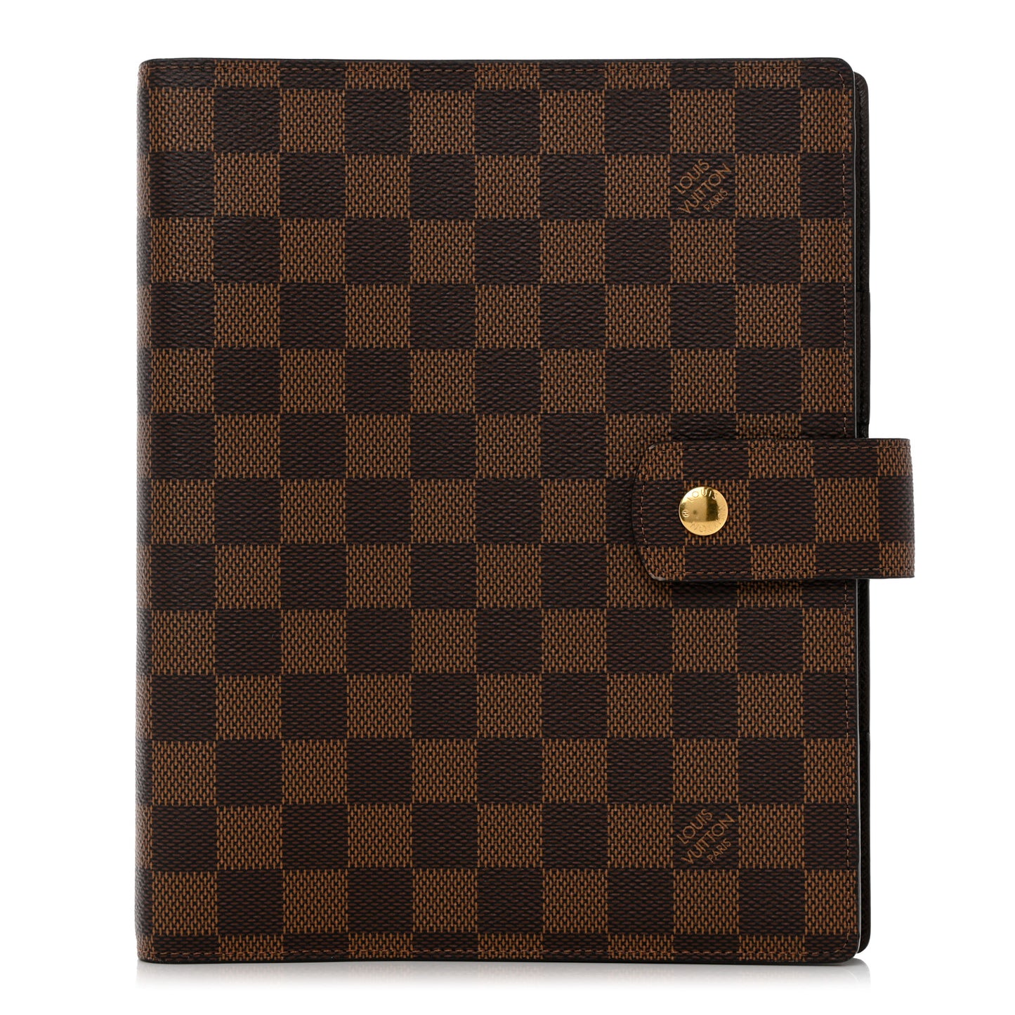Damier Ebene Large Ring Agenda Cover