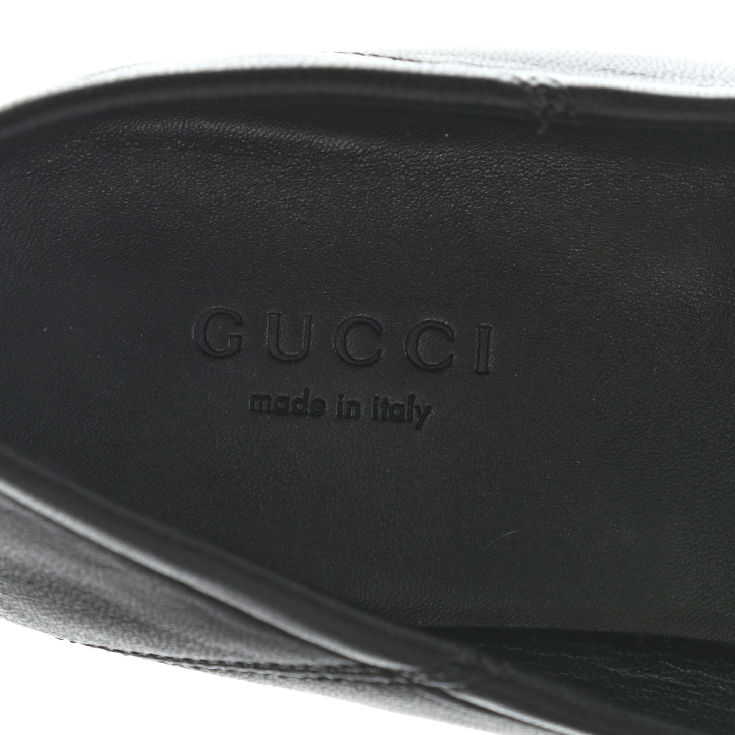 Lambskin Womens Brixton Horsebit Loafers 35.5 Black