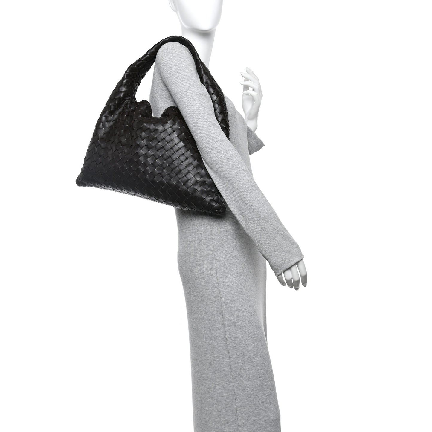 Calfskin Intrecciato Small Hop Fondant