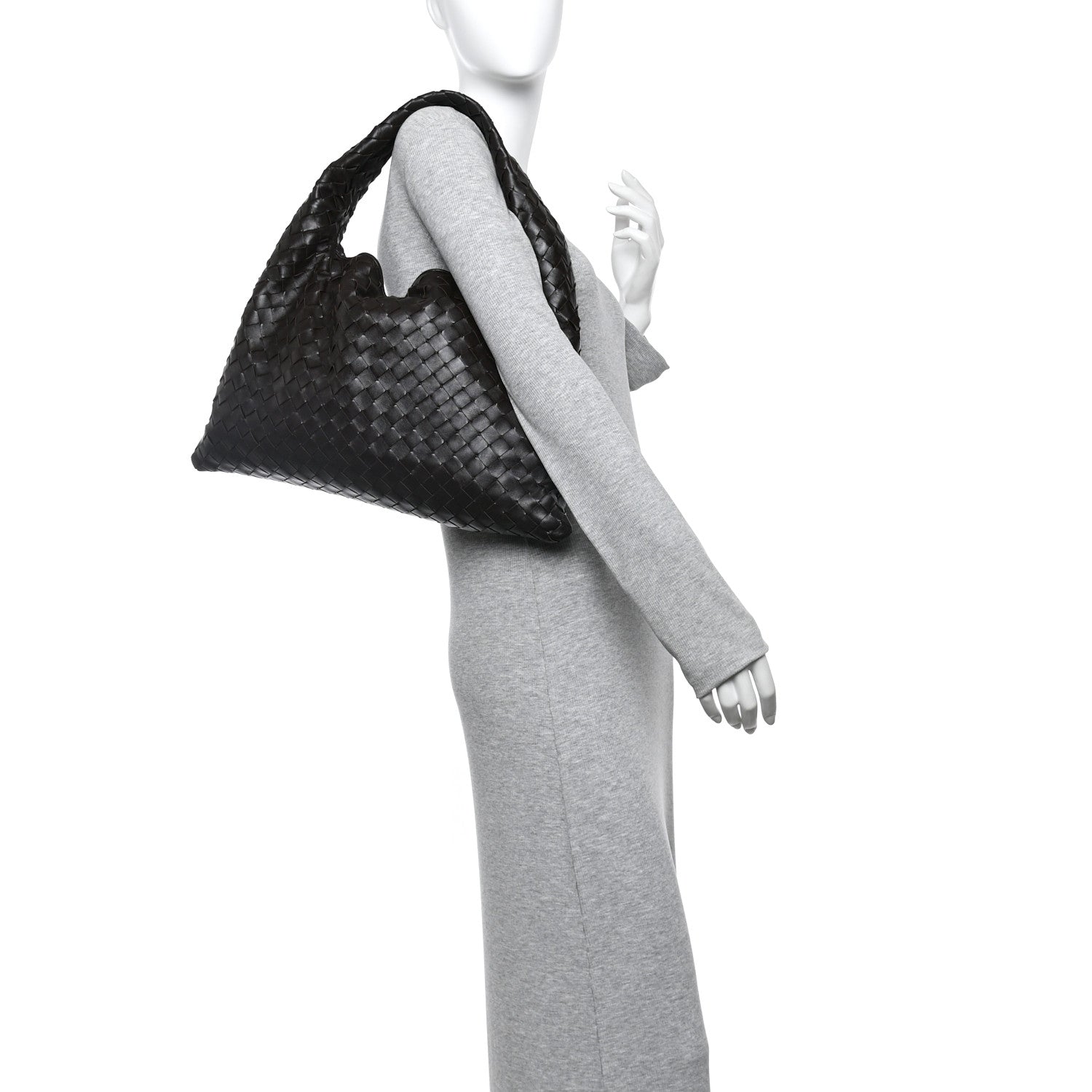 Bottega Veneta Calfskin Intrecciato Small Hop Fondant 2 of 12