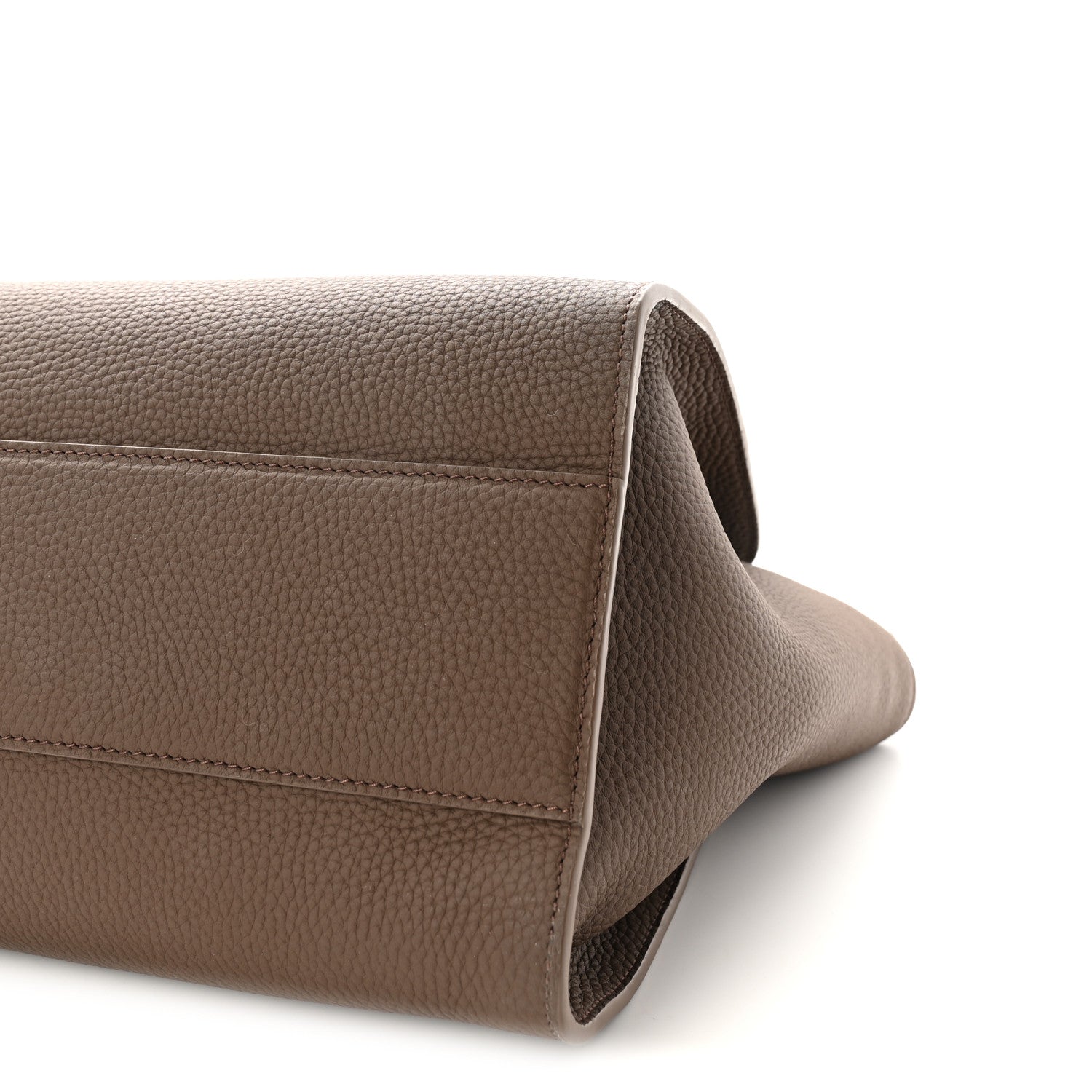 The Row Matte Grained Calfskin Marlo 14 Dark Olive 9 of 9